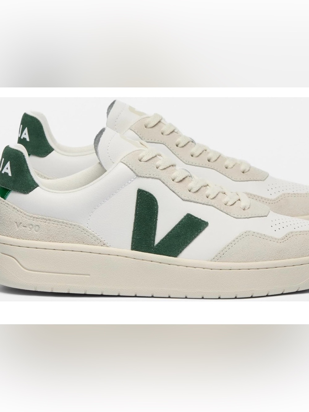 🤍💚 Veja V-90 Leather Sneakers – Women’s US 9 / EU 40 - Picture 6 of 8